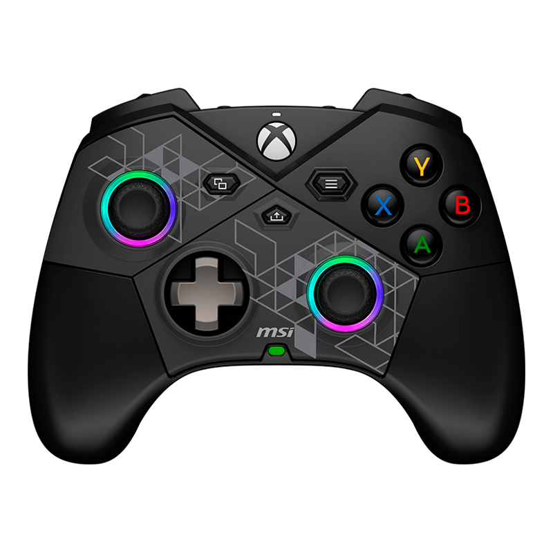 Gamepad inalámbrico MSI Force Pro Wireless · 2.4 GHz · Bluetooth · USB-C