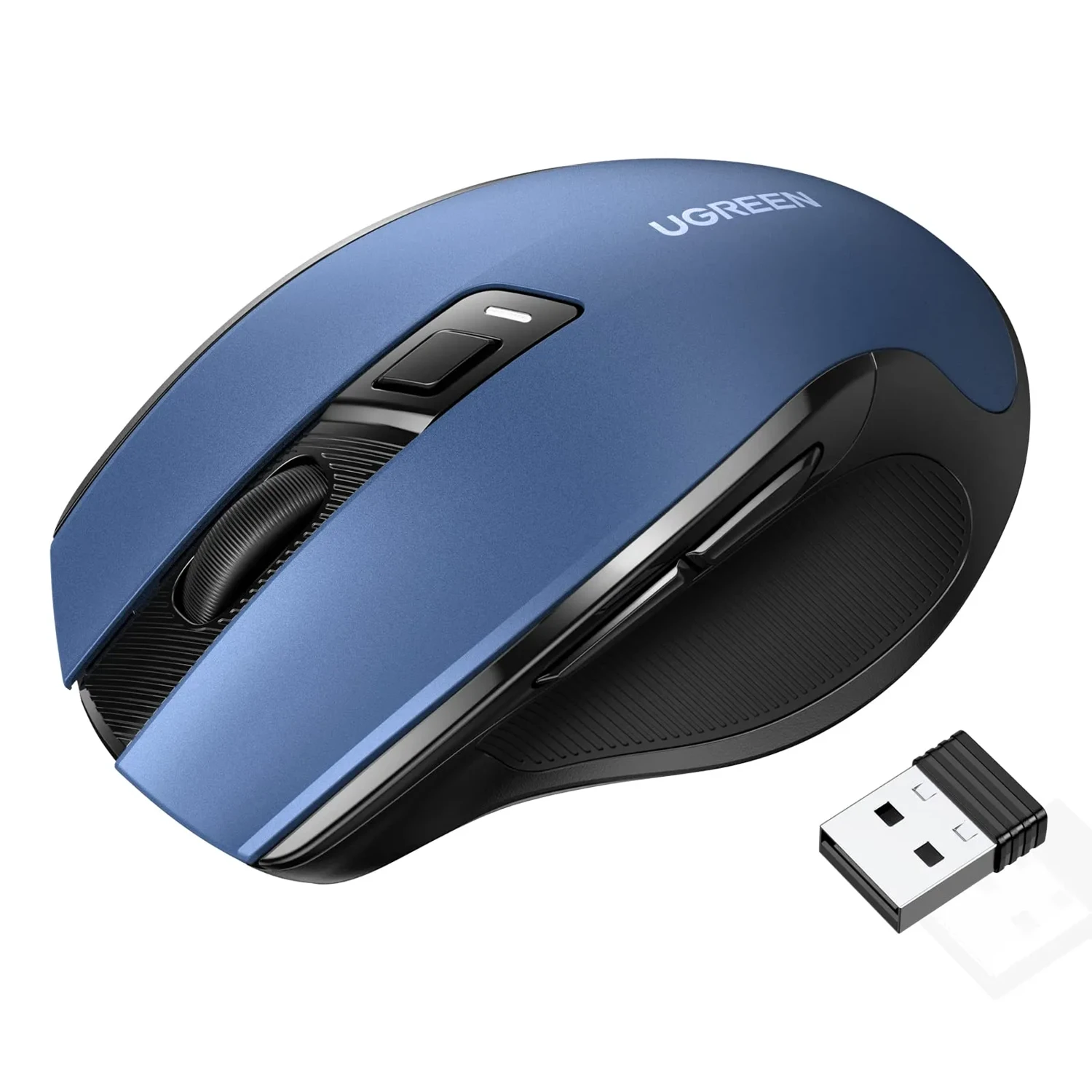 MU006 - MOUSE ERGONOMICO - INALAMBRICO AZUL - 2.4 GHZ & BLUETOOH - 4000 DPI - PN INTERNAL MU006 (25753)