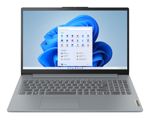 Laptop Lenovo IdeaPad Slim 3 15.6" · Ryzen 5 7520U · 16 GB RAM · SSD 512 GB · Sin sistema operativo