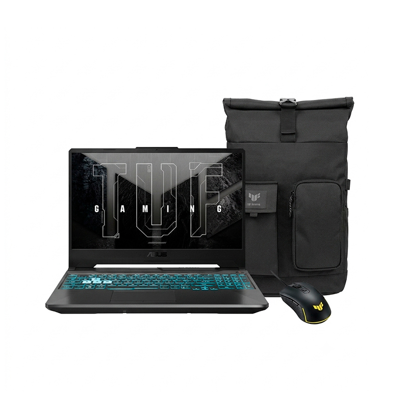 Laptop gamer ASUS TUF Gaming A15 FA506NCG 15.6" · Ryzen 7 8845HS · 8 GB RAM · SSD 512 GB · RTX 3050