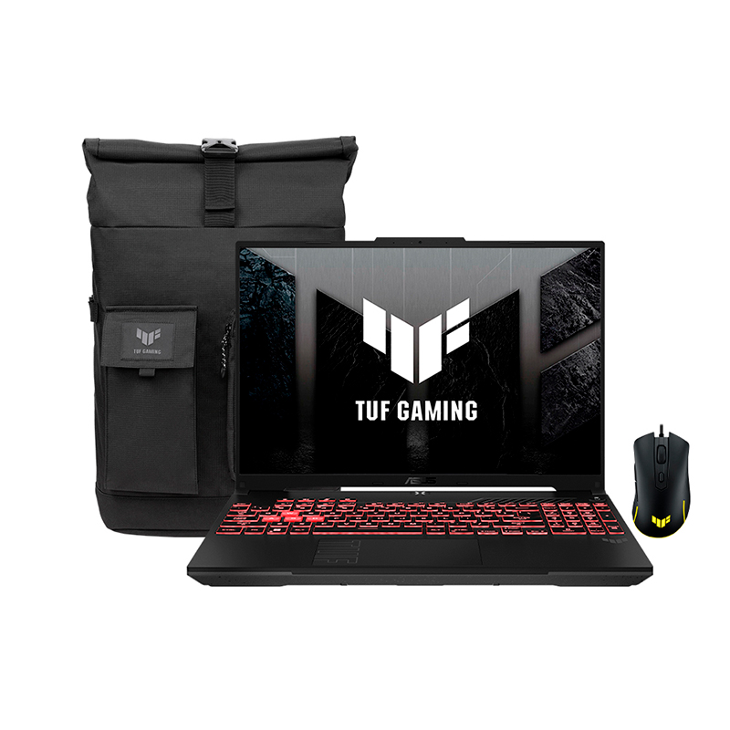 Laptop gamer ASUS TUF Gaming A16 FA608PP 16" · Ryzen 9 8940HX · 16 GB · SSD 512 GB · RTX 5070 8 GB