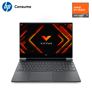 Laptop gamer HP Victus 15-fb3022la 15.6" · Ryzen 7 7445HS · 16 GB RAM · SSD 512 GB · Video 6 GB