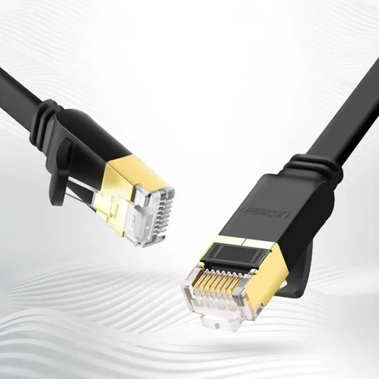 NW106 - CABLE ETHERNET PLANO CAT7 U/FTP - 3 MT - CONEXION RJ45 - COBRE PURO 32AWG