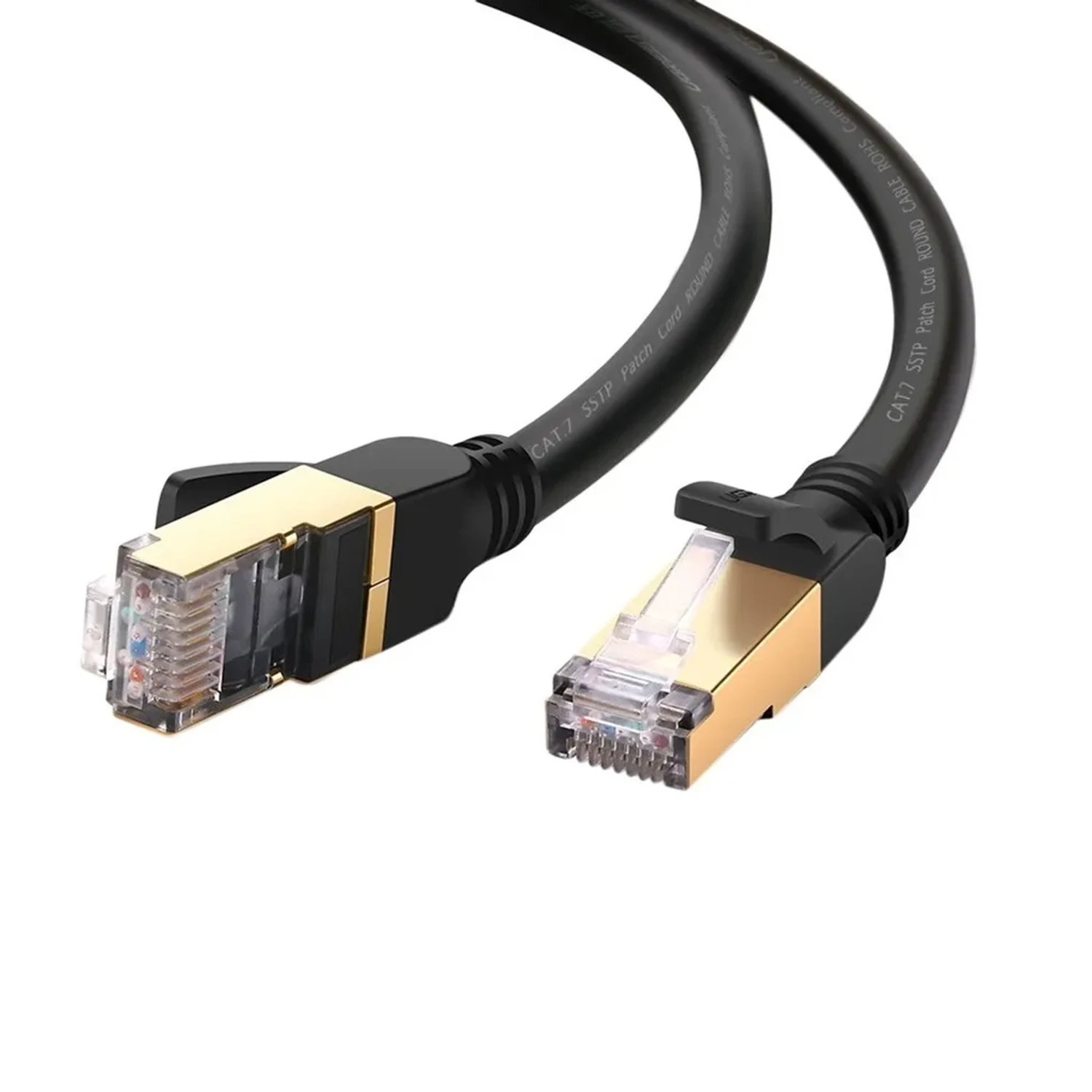 NW107 - CABLE ETHERNET CAT7 F/FTP - 2 MT - CONEXION RJ45 - COBRE PURO 28 AWG