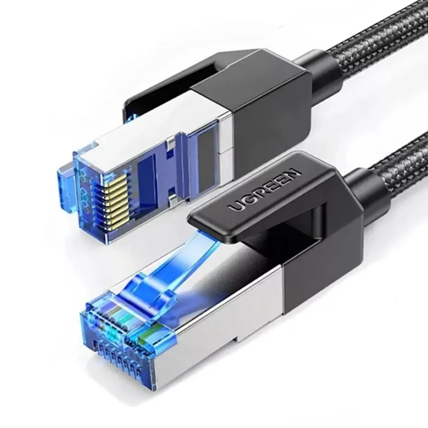 NW153 - CABLE CAT8 - 2MTS TRENZADO - CONECTORES MODULARES - TRENZADO