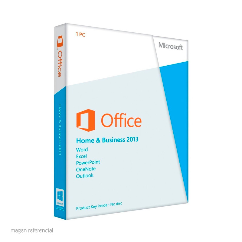 Microsoft Office Home and Business 2013 · Español · DVD