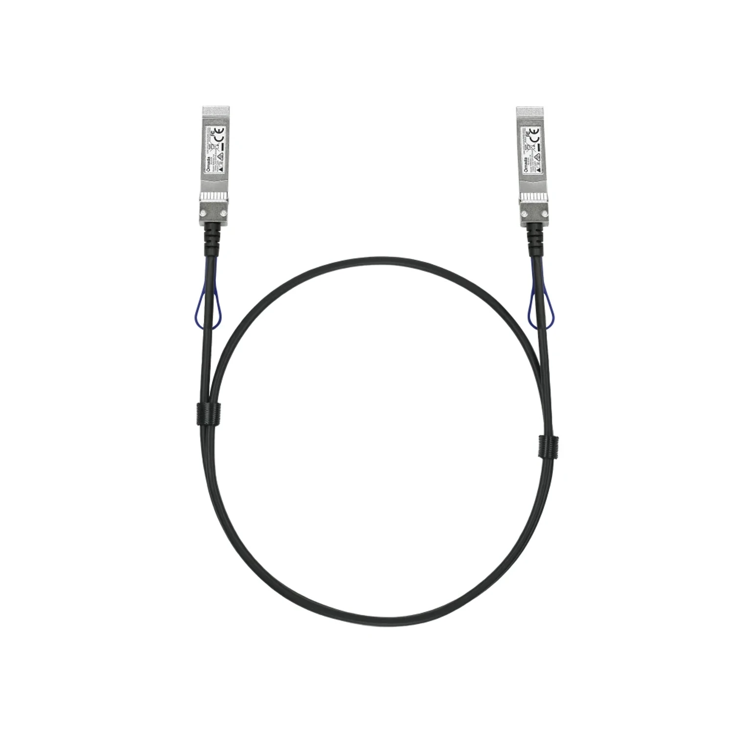 OMADA Cable DAC 25G SFP28 a SFP28, 1 metro, compatible con puertos 25G y 10G, conexión plug & play.