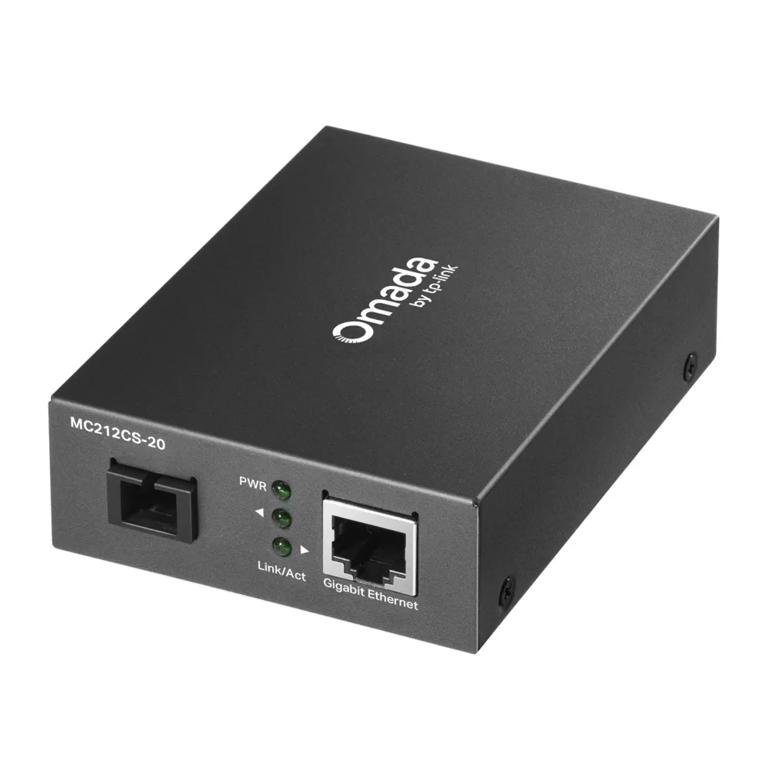 OMADA Convertidor de Medios Gigabit WDM, 1 RJ45 Gigabit, 1 SC/UPC, monomodo, hasta 20km, fibra única WDM, Auto-MDI/MDIX.