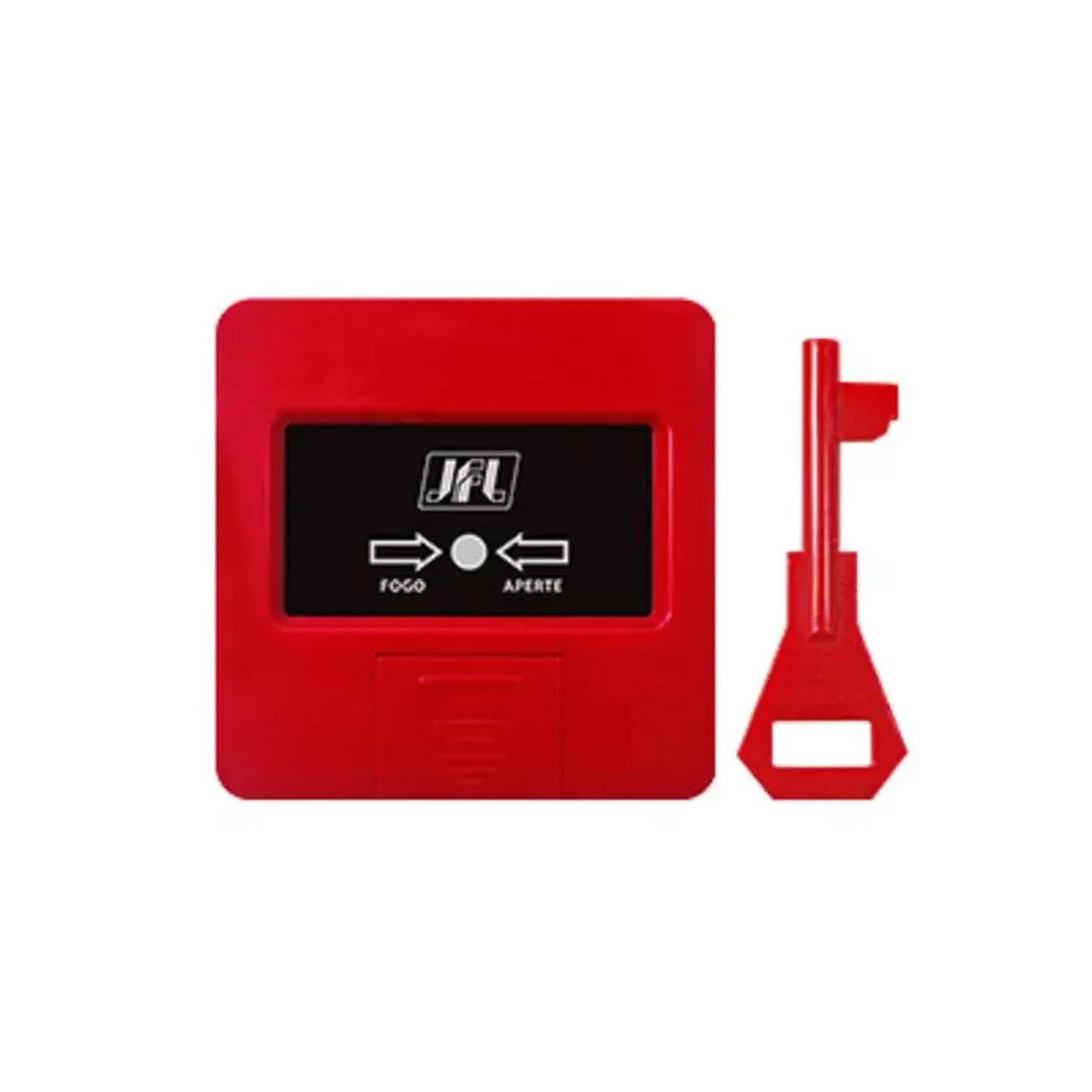 OUTLET - JFL-AMI-700 - JFL-2.12.2 - ACCIONADOR MANUAL DE INCENDIO, INDICACION LUMINOSA DE STATUS. CONEXIÓN DE 2 OU 4 HILOS. DISTANCIA DE COMUNICACIÓN DE HASTA 1KM (2 OU 4 HILOS). LLAVE P/ REARME