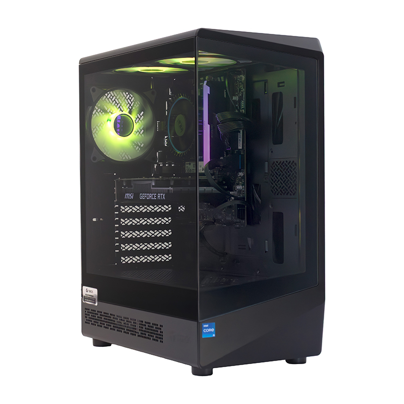 Computadora Teros TE-8000G · Core i5-14400F · 16 GB DDR4 · RTX 3050 6 GB · Ubuntu · negro