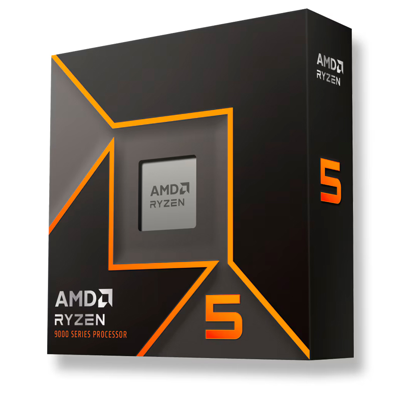 Procesador AMD Ryzen 5 9600X · 3.9/5.4 GHz · 6 núcleos · 32 MB L3