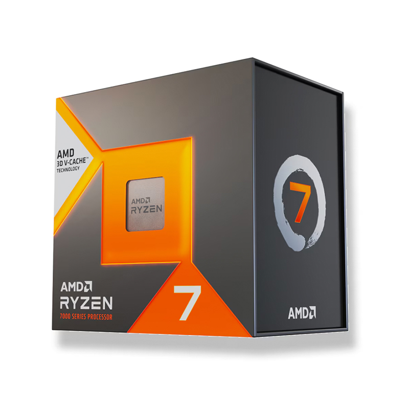 Procesador AMD Ryzen 7 7700X3D · 4.0/4.5 GHz · 8 núcleos · 96 MB L3