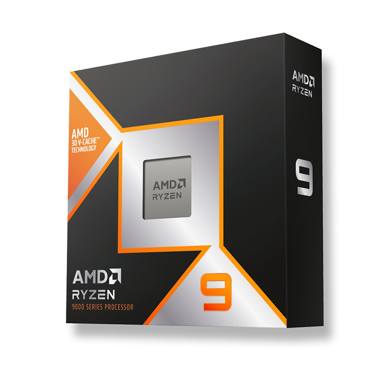 Procesador AMD Ryzen 9 9900X3D · 4.4/5.5 GHz · 12 núcleos · 128 MB L3