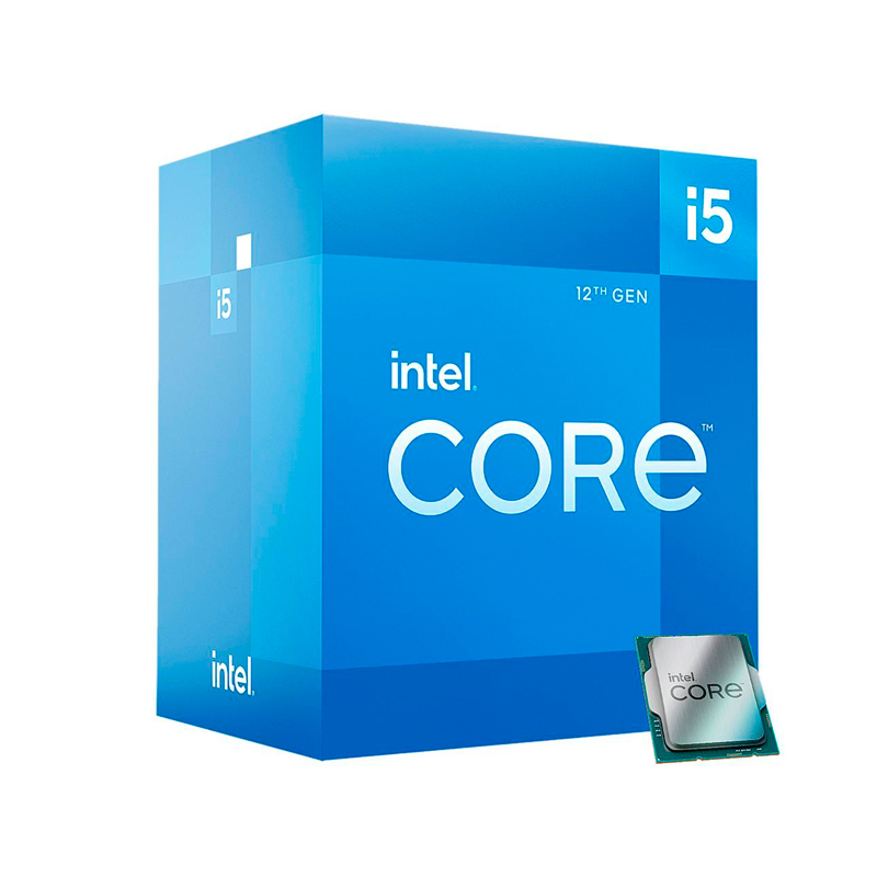Procesador Intel Core i5-12400 · 2.5/4.4 GHz · 18 MB caché · LGA1700