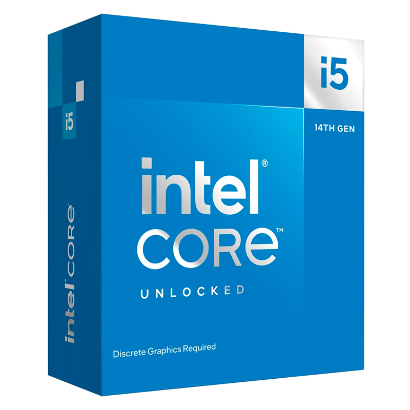 Procesador Intel Core i5-14600KF · 3.5/5.3 GHz · 24 MB caché · LGA1700