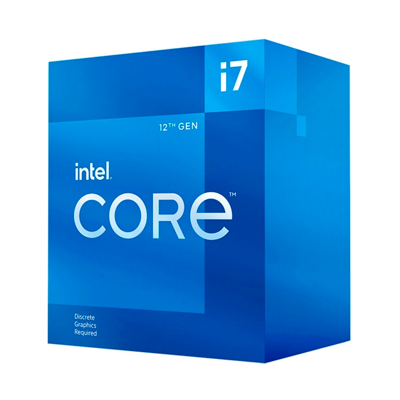 Procesador Intel Core i7-12700F · 2.1/4.9 GHz · 25 MB caché · LGA1700