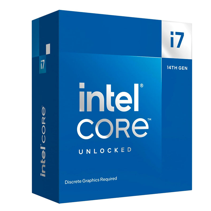 Procesador Intel Core i7-14700KF · 3.4/5.6 GHz · 33 MB caché · LGA1700