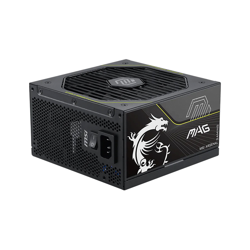 Fuente de poder MSI MAG A1200PLS PCIe 5 · 1200W · 80 Plus Platinum