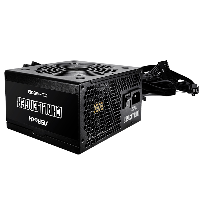 Fuente de poder ASRock CL-650B · 650W · 80 Plus Bronze · ATX
