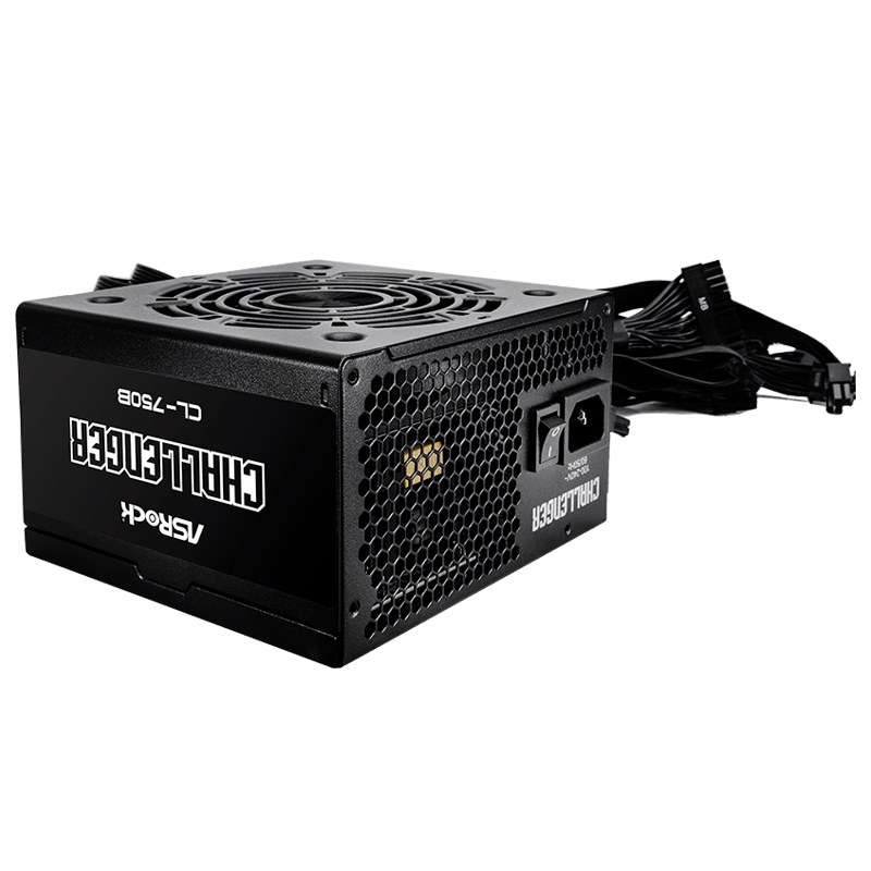 Fuente de poder ASRock CL-750B · 750W · 80 Plus Bronze · ATX