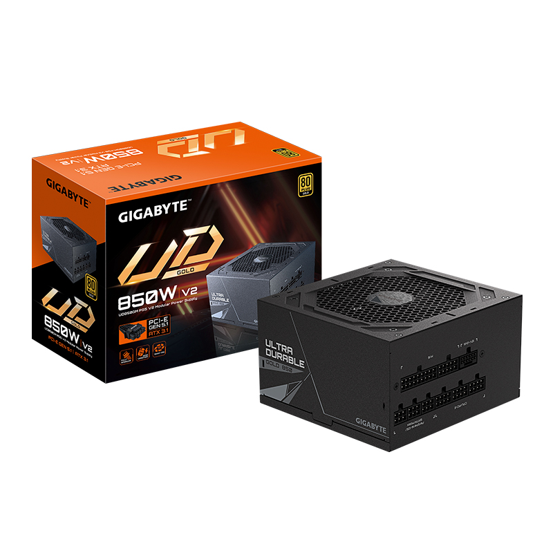 Fuente de poder Gigabyte UD850GM PG5 V2 · 850W · 80 Plus Gold · modular
