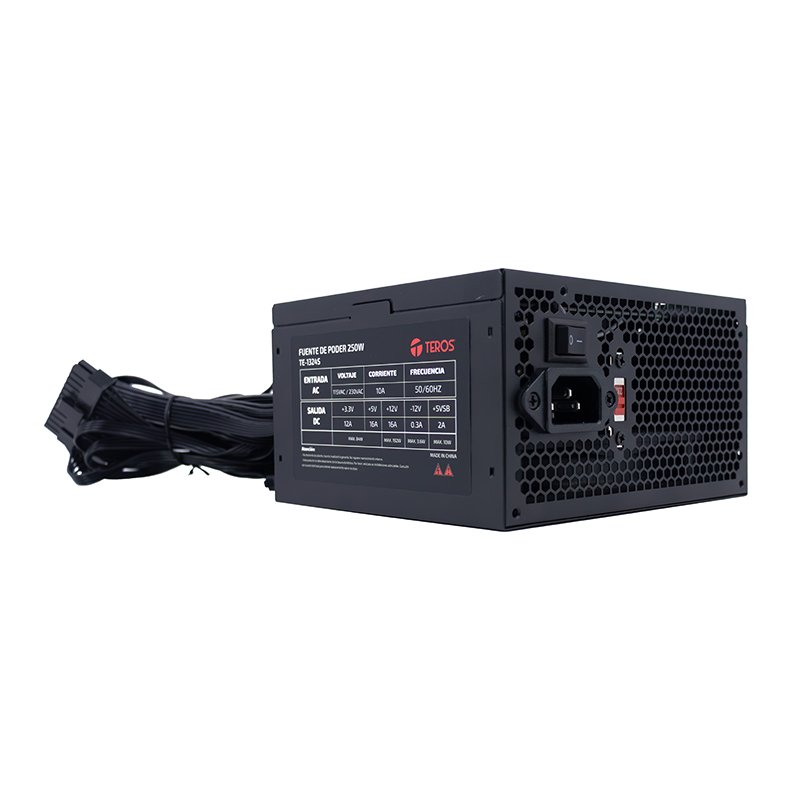 Fuente de poder Teros TE-1324S · ATX · 250W
