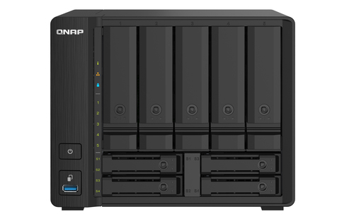 NAS QNAP TS-932PX · 5+4 bahías · ARM Cortex-A57 · 4 GB DDR4