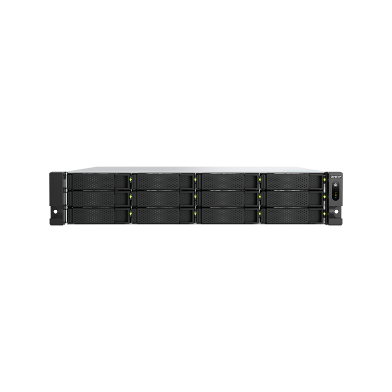 NAS QNAP TS-h1277AXU-RP · 12 bahías · Ryzen 7 · 32 GB DDR5 · Rack