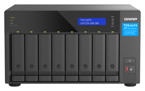 NAS QNAP TVS-h874 · 8 bahías · Core i5-12400 · 32 GB DDR4
