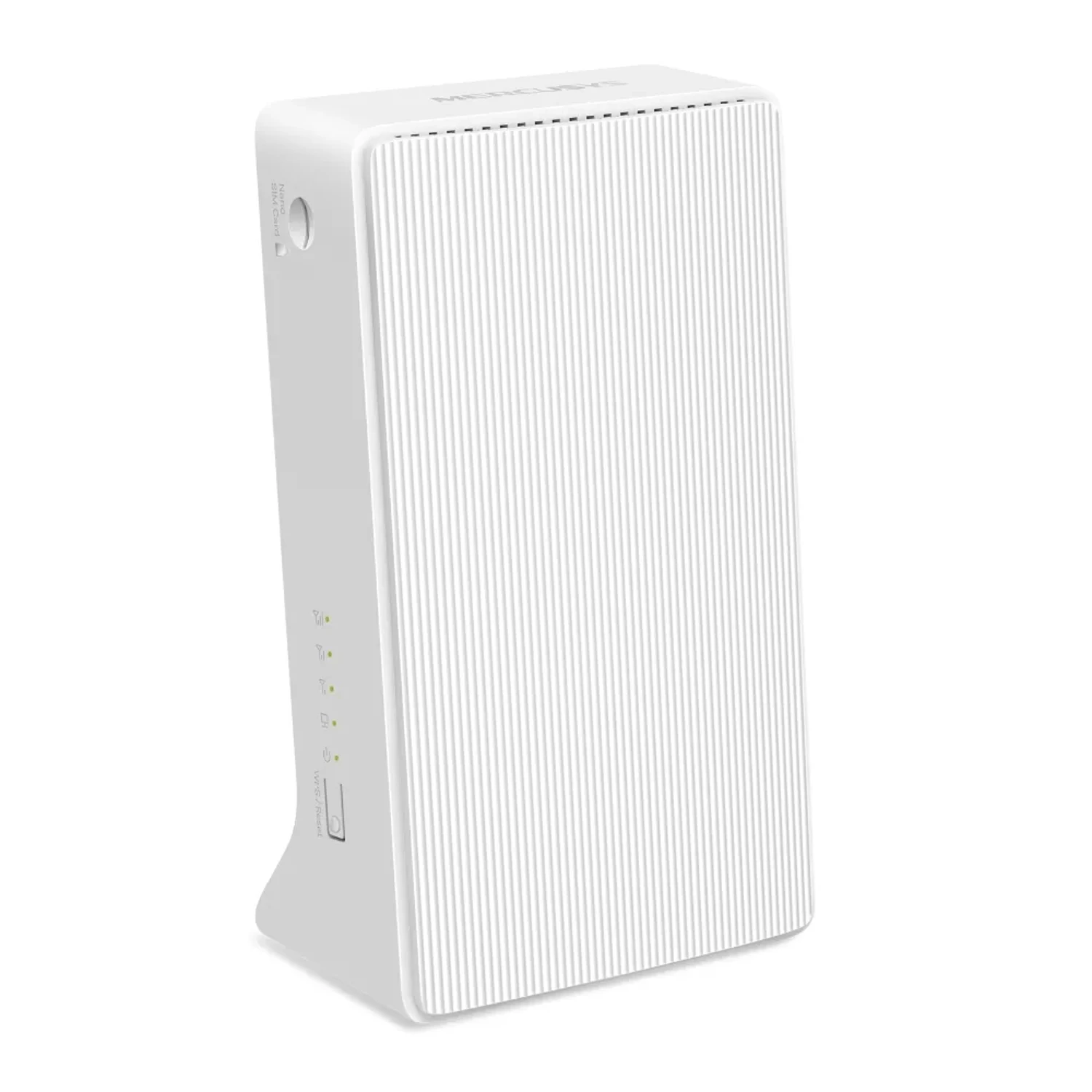 Router MERCUSYS 4G LTE WiFi 4 N300 single band (2.4GHz), hasta 300Mbps, SIM, 2 antenas, 1 puerto WAN/LAN + 1 LAN Fast, hasta 32 dispositivos. [mercusys.com], [mercusys.com]