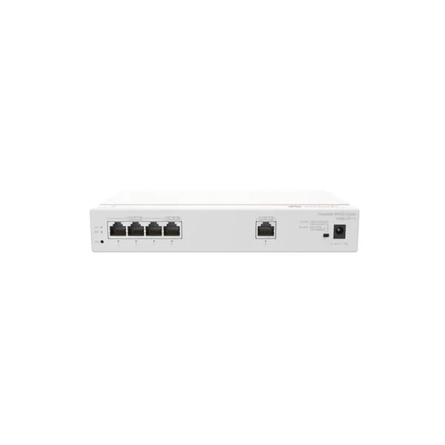 Router Multi-Servicio 1puerto 10/100/1000 Mbps(WAN) 4 puertos 10/100/1000 Mbps(LAN) PoE+ (802.3af/at) 50W Rendimiento 1 Gbps Controla hasta 32 APs Hasta 150 Clientes Administración Nube
