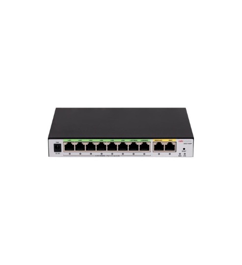 Router PoE Hikvision DS-3WG210GP-SI · 10 puertos · 8 LAN PoE Gigabit · 75 W