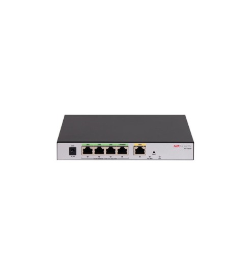 Router PoE Hikvision DS-3WG105GP-SI · 5 puertos · 4 LAN PoE Gigabit · 60 W