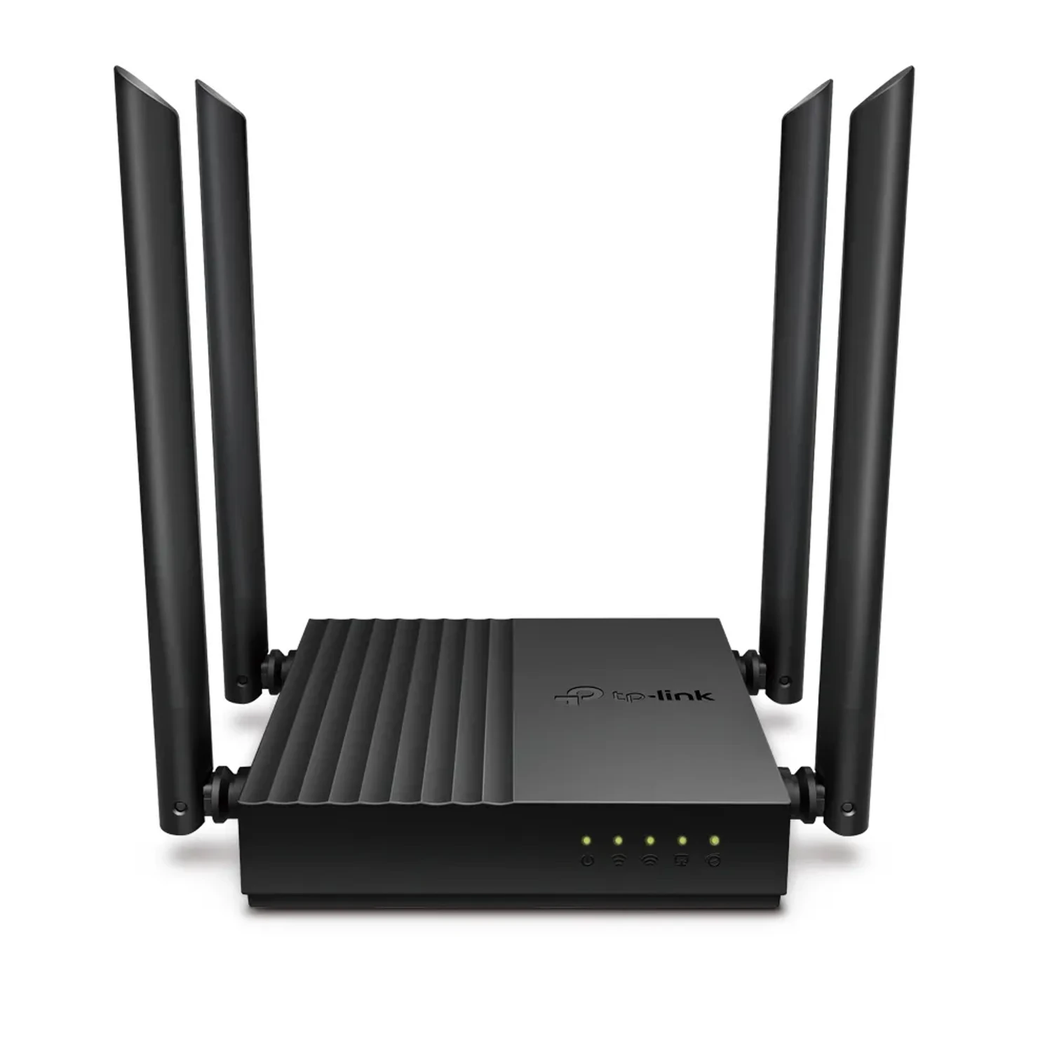 Router TP-LINK WiFi 5 AC1200 dual band (5GHz/2.4GHz), hasta 1200Mbps, 4 antenas, 1 puerto WAN + 4 LAN Gigabit, MU-MIMO, Beamforming, EasyMesh