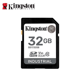 Tarjeta SD Kingston Industrial · 32 GB · UHS-I · U3 · V30