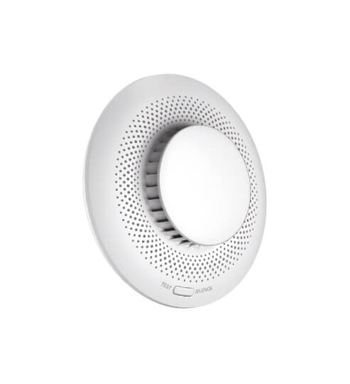 Sensor de humo inalámbrico EZVIZ CS-T4C · sirena y luz estroboscópica
