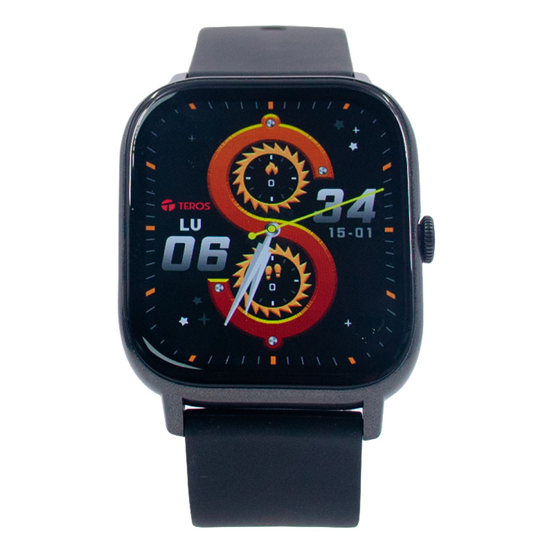 Smartwatch Teros TE-8084N · 1.85" AMOLED · IP68 · Bluetooth 5.3 · Negro