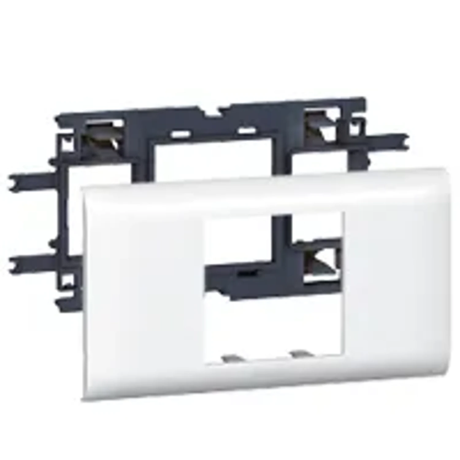 SOPORTE MOSAIC PARA BANDEJA DLP PARA TAPA 65MM - 2 MÓDULOS