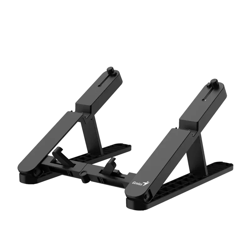 Soporte para laptop y tablet Genius P/Notebook-tablet G-stand M200 10"-17" plegable 6 niveles · Negro