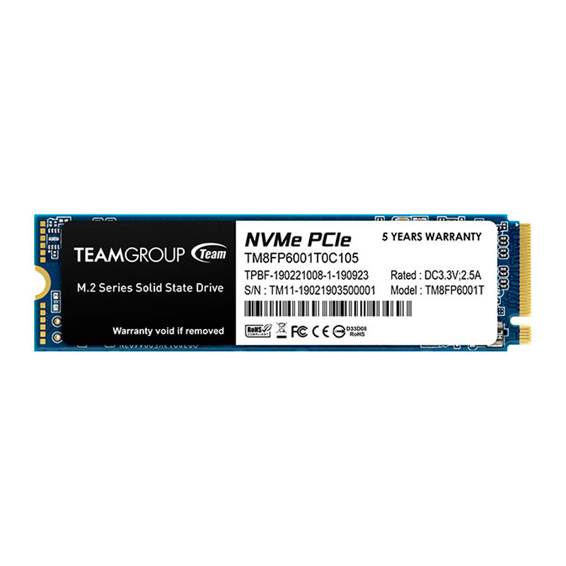SSD Teamgroup MP33 · 1 TB · M.2 · NVMe PCIe 3.0 x4