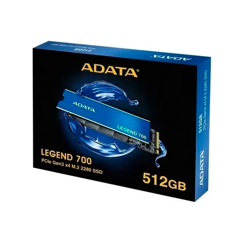 SSD ADATA Legend 700 · 512 GB · M.2 2280 · NVMe PCIe Gen 3.0 x4