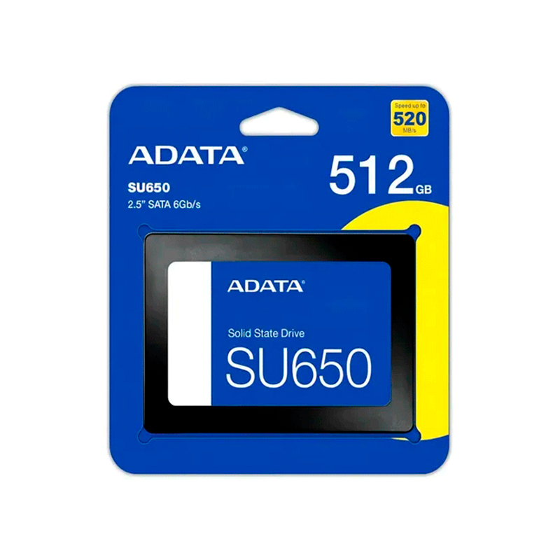 SSD ADATA Ultimate SU650 · 512 GB · 2.5" · SATA