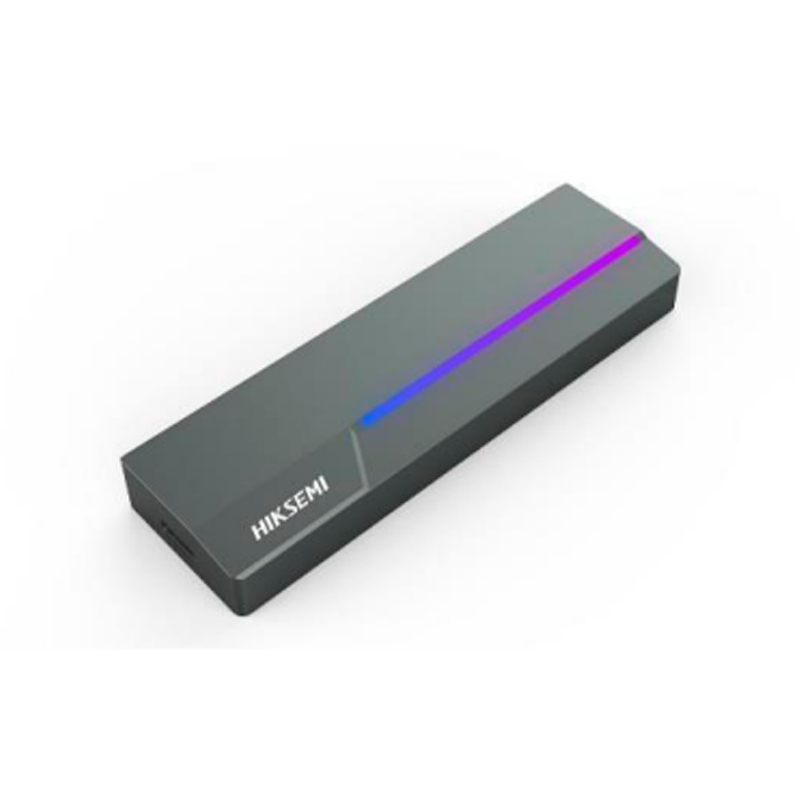 Enclosure para SSD M.2 Hiksemi MDR1 · RGB · USB-C 3.2 Gen 2 · Gris