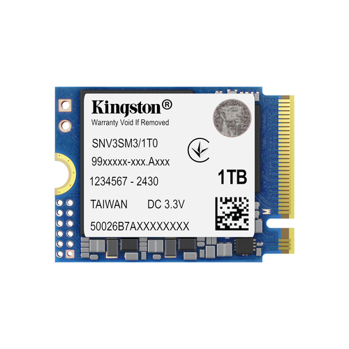 SSD Kingston NV3 · 1 TB · M.2 2230 · NVMe PCIe 4.0