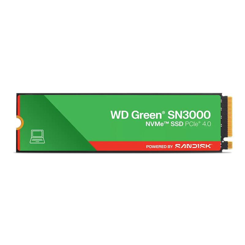 SSD WD Green SN3000 · 1 TB · M.2 2280 · NVMe PCIe Gen 4.0 x4