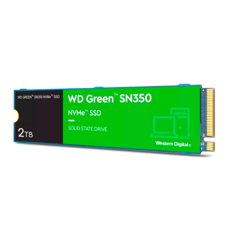 SSD WD Green SN350 · 2 TB · M.2 2280 · NVMe PCIe Gen3 x4