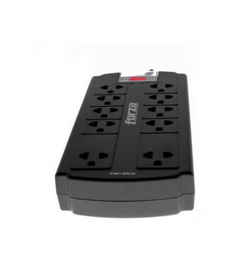 Supresor de picos Forza FSP-10UN · 10 tomas NEMA · 220 V