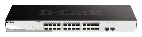 Switch Smart D-Link DGS-1210-26 · 24 puertos Gigabit · 2 SFP