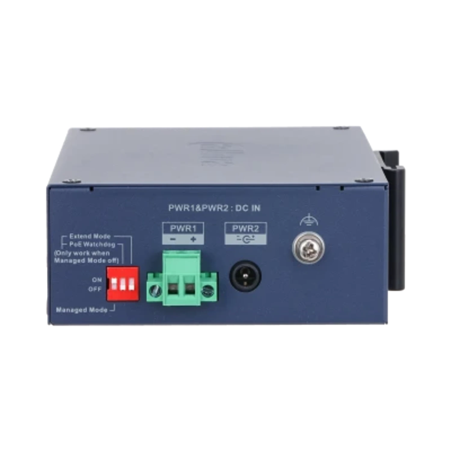 SWITCH INDUSTRIAL CLOUD MANAGED L2 10 PUERTOS - 8 POE 10/100 + 1 UPLINK GIGABIT + 1 SFP GIGABIT - 110 W - HI-POE/BT 90 W - POE 250 M - RIEL DIN