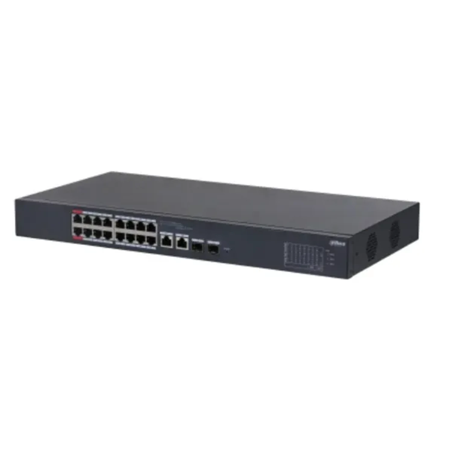 SWITCH POE CLOUD (DOLYNK) L2 18P (16P POE 10/100) + 2P UPLINK COMBO (RJ45 GIG/SFP), 190W (P1-2 90W)